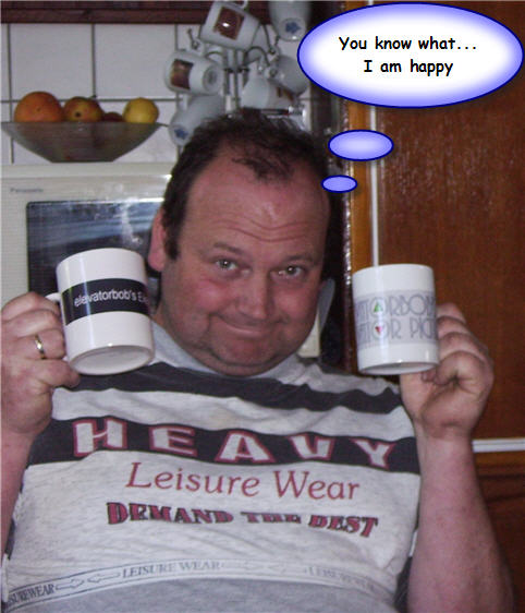  Hans and both of his mugs! 